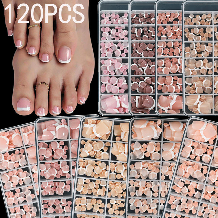French Tip Gel Fußnagel Set Karnz