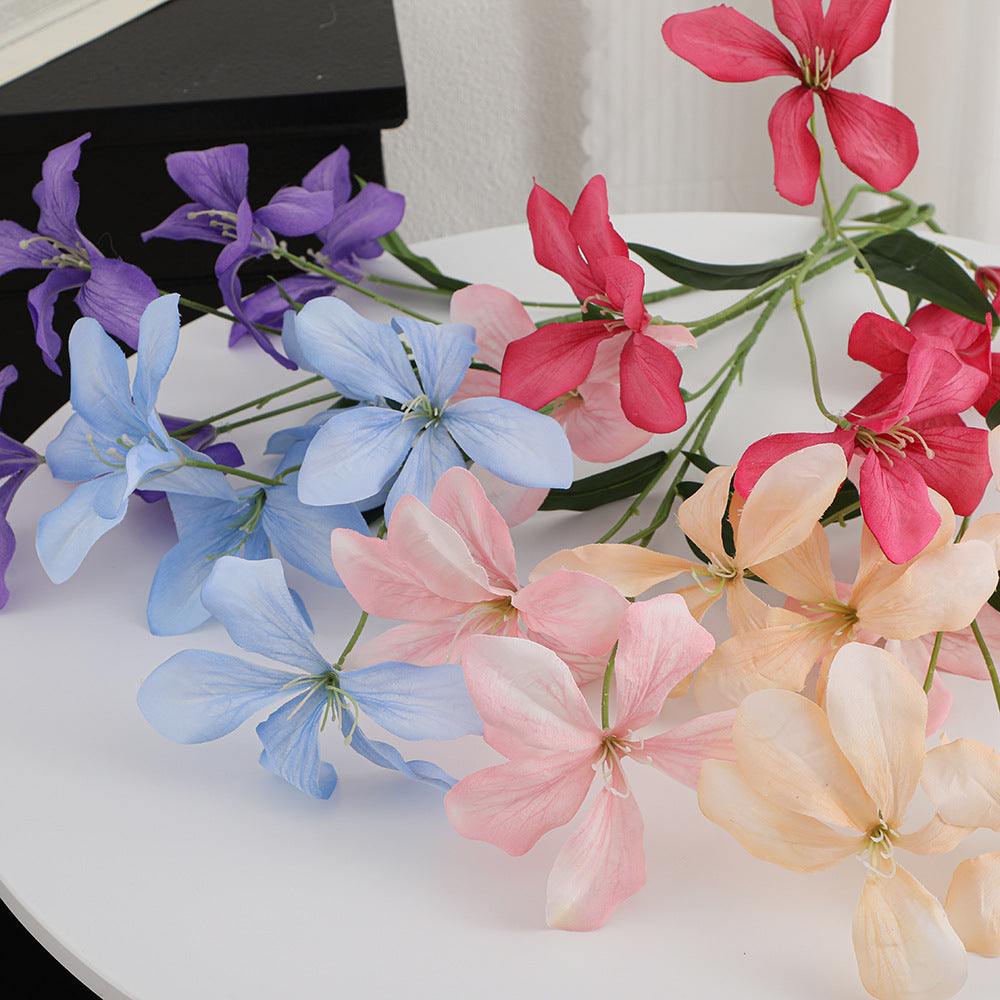 Künstlicher Orchideenblütenzweig mit filigranen Blüten Karnz