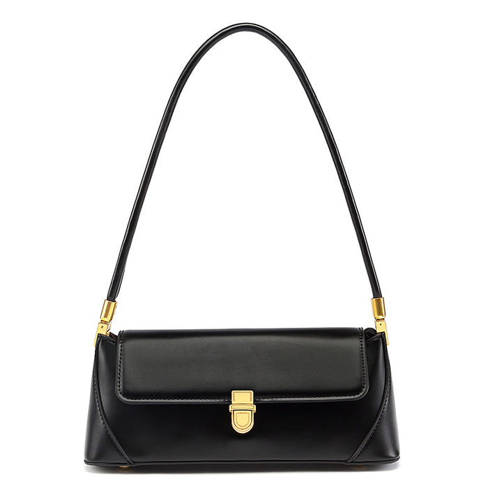 Strukturierte Lederhandtasche Karnz