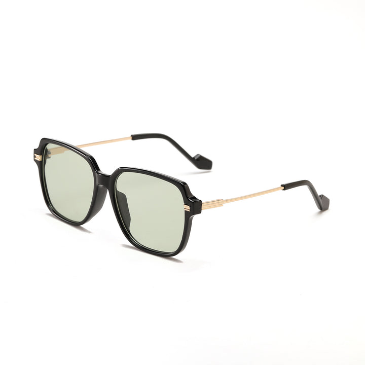Damen trendige modische Sonnenbrille mit elegantem Metall-Detail Karnz