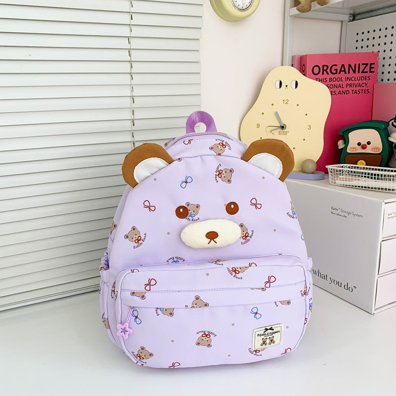 Kinderrucksack mit süßem Bärenmotiv