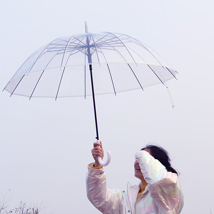 Damen Transparenter Regenschirm Karnz