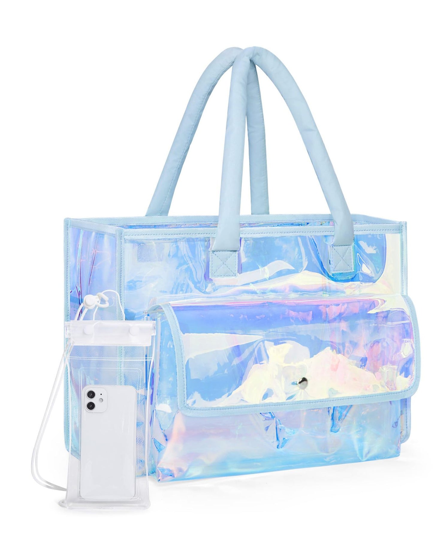 Damen durchsichtige Trendtasche Karnz