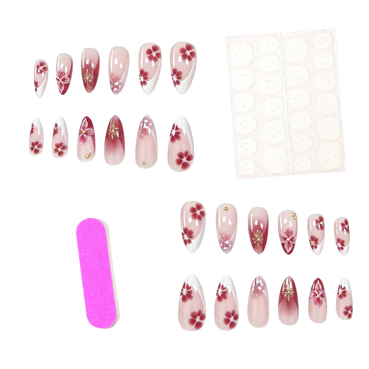 Künstlerische florale Acrylnagelverlängerungen Karnz 1789915666