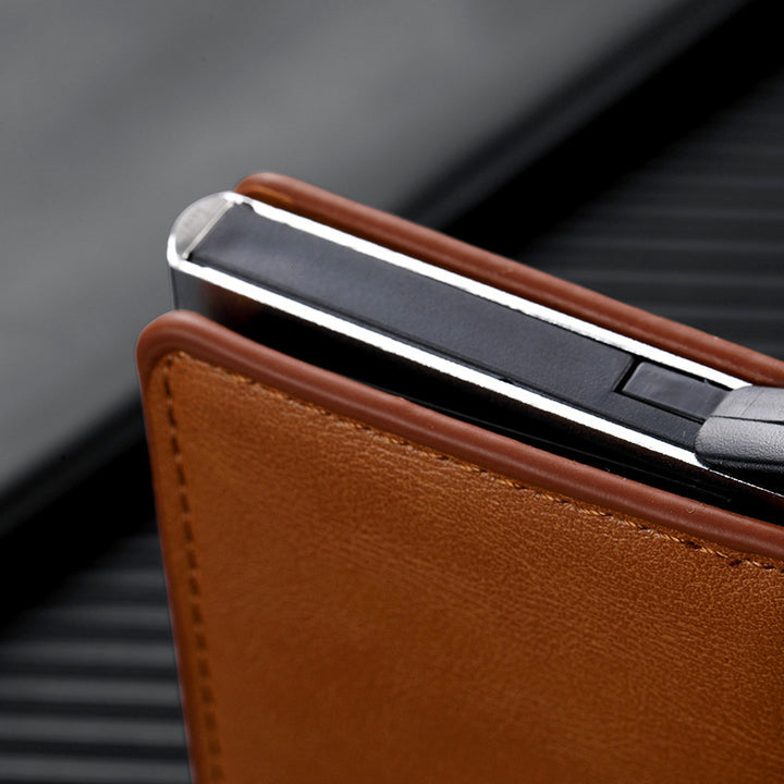 Premium Leder Visitenkartenhalter Karnz