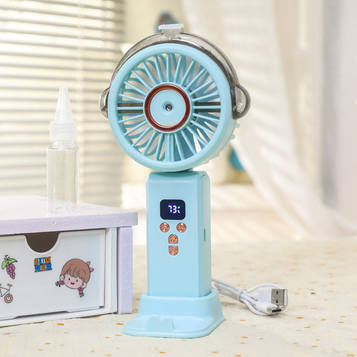Damen Tragbarer USB Ventilator mit digitaler Steuerungsanzeige und flexibler Neigung Karnz