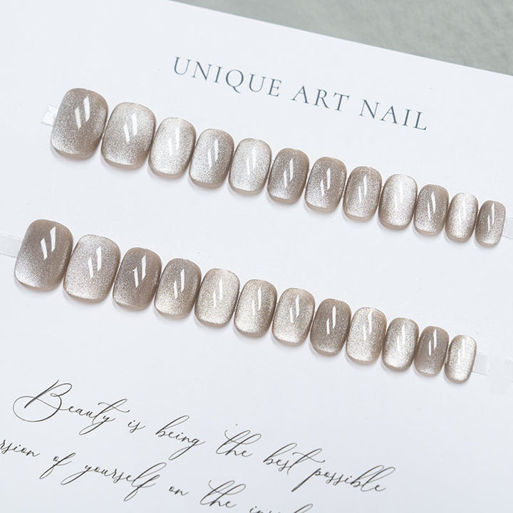Press-On Nagelset mit Glitter-Finish