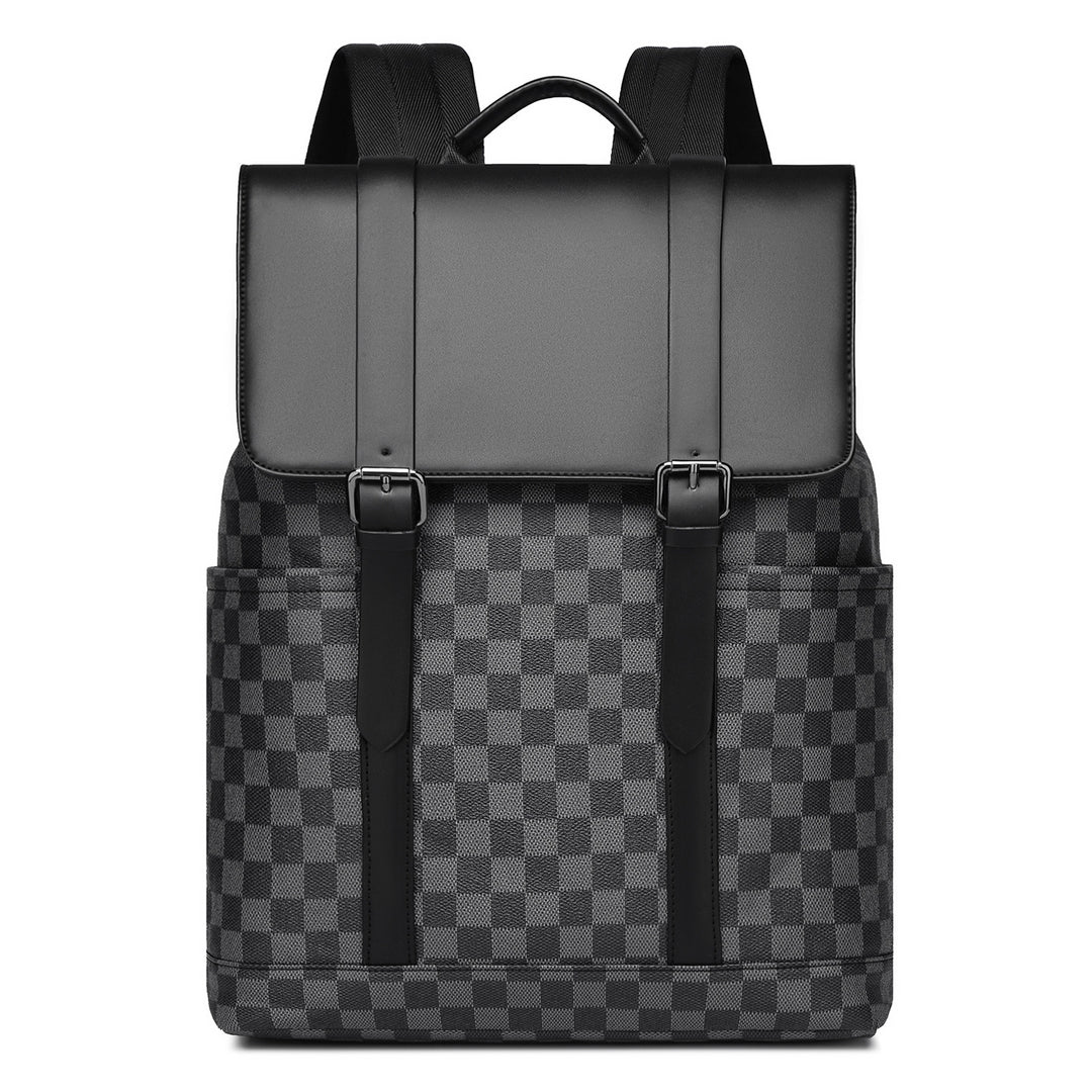 Stylische Kariert Rucksack Karnz