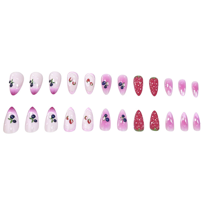 Künstlerische von Früchten inspirierte Nagelkunst Karnz