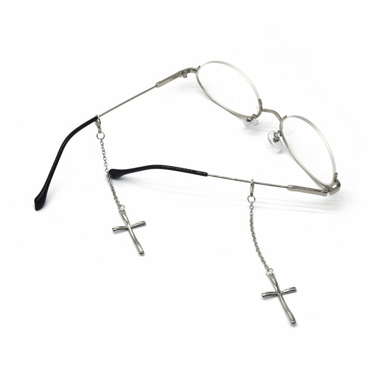 Eleganter Kreuz-Design Ketten-Brillenhalter Karnz