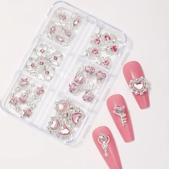 Dekorative Nagel Charms Set