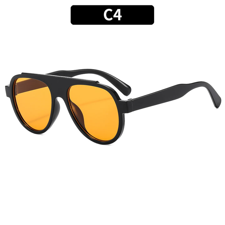 Bold gemusterte Übergrößen-Sonnenbrille