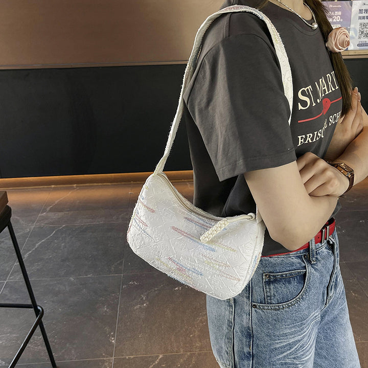 WoTextured Fabric Schultertasche Karnz