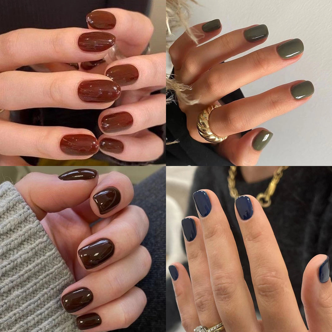 Elegante Nagelkunst mit Glanzfinish Karnz
