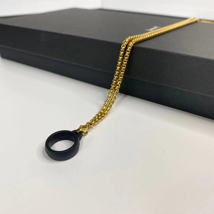 Stylische Kettenausweisinhaber Karnz