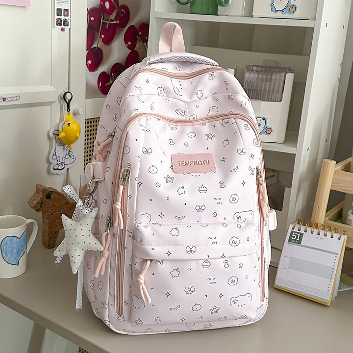 Verspielter Illustrierter Rucksack Karnz