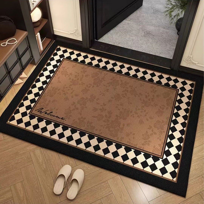 Dekorativer floralem Teppich
