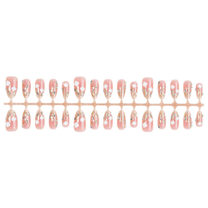 Premium Floral Press-On Nail Art Set Karnz