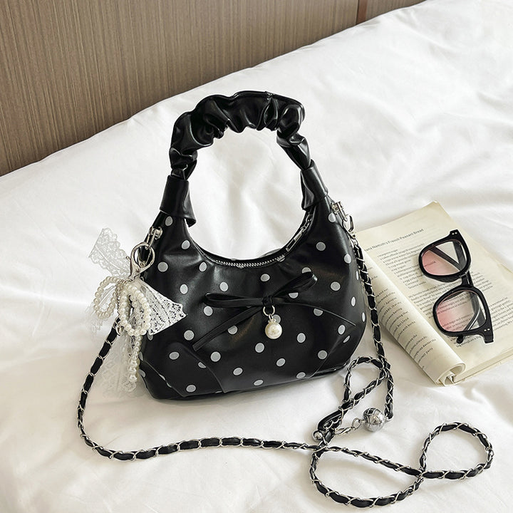 WoChic Punktmuster Handtasche Karnz