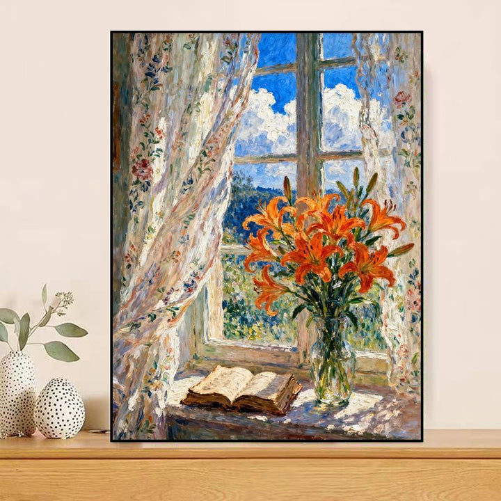 Vintage Floral Leinwand Druck Karnz