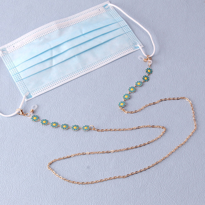 Floral Charm Brillen Kette Karnz
