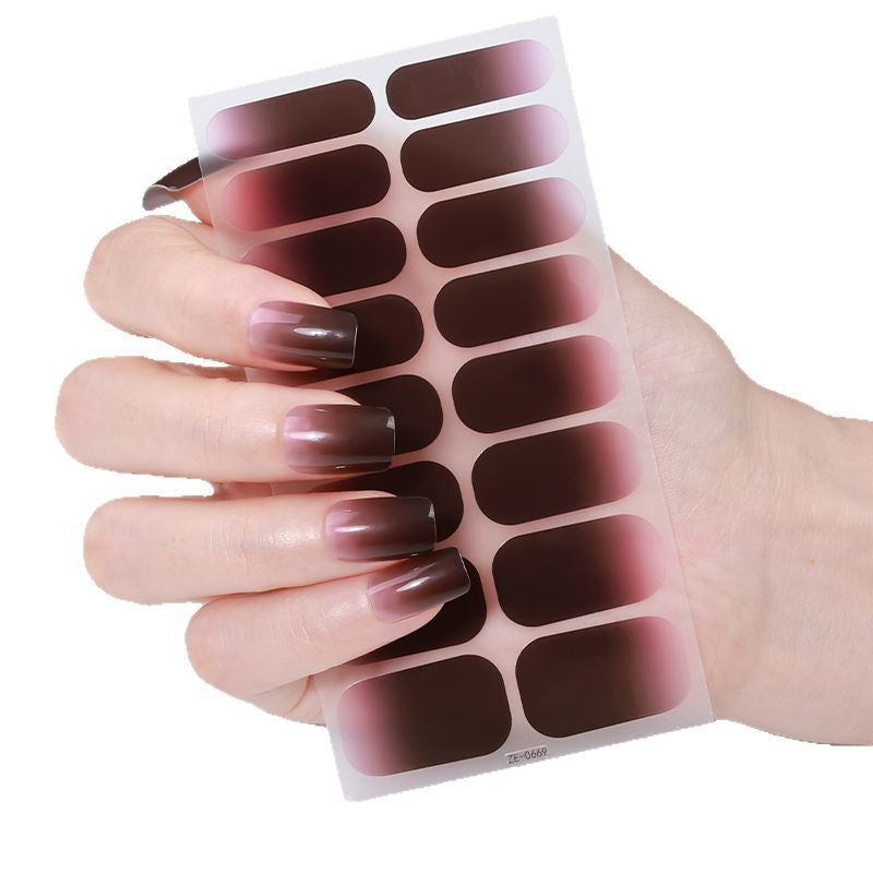 Gradient Gel Nagel Wraps
