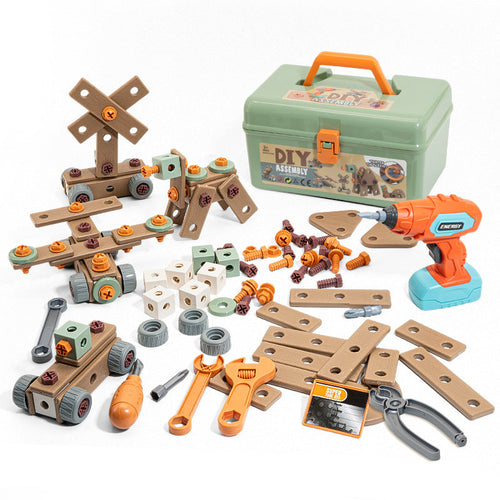 Karnz | Junior Builder Pro | Kreativität entfalten – Komplette Werkzeugset für Kinder