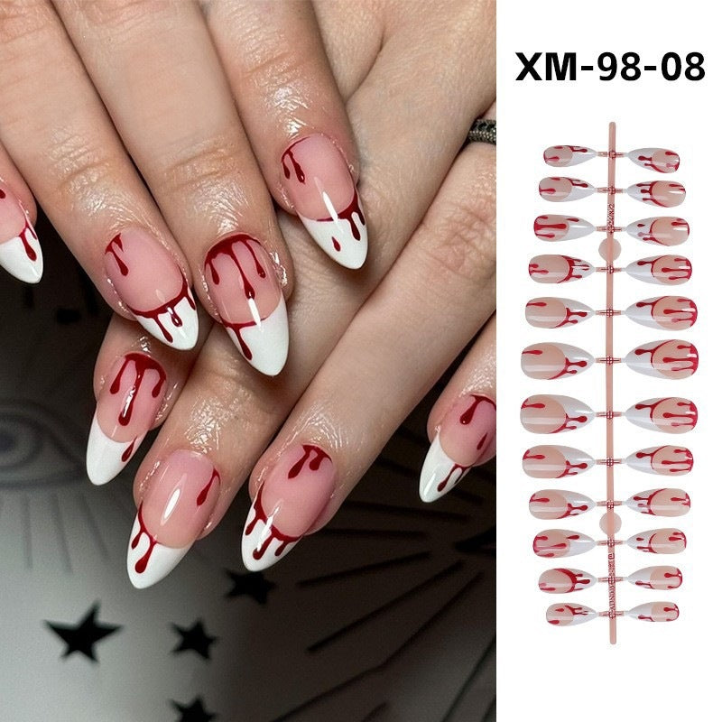 Kreatives Halloween Kunstnagelset Karnz