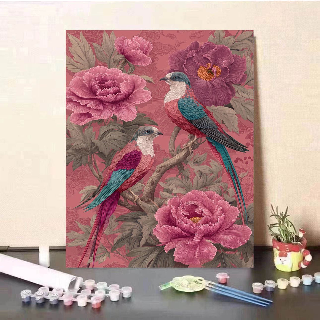 Florales DIY Malen nach Zahlen Set Karnz