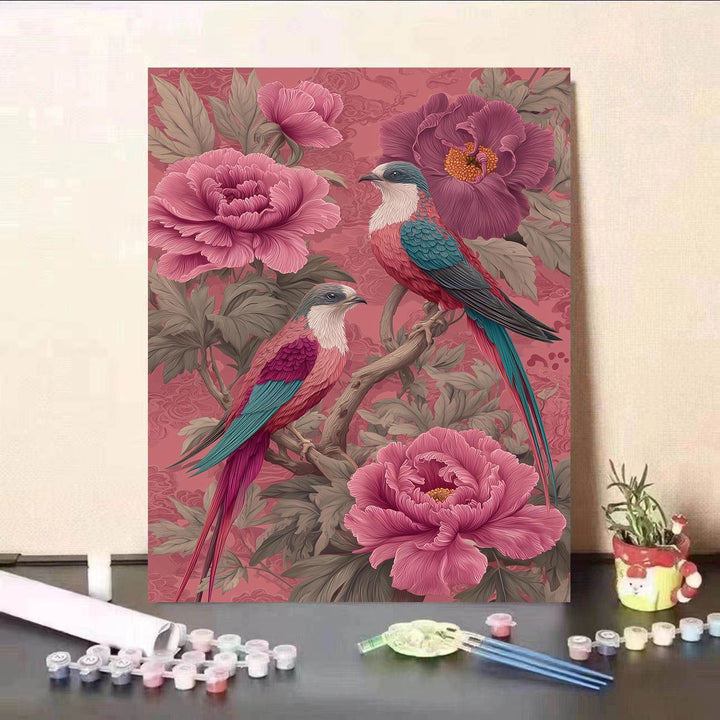 Florales DIY Malen nach Zahlen Set Karnz
