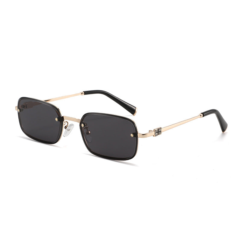 Damen Sonnenbrille mit elegantem, rechteckigem Rahmen und polarisierenden Gläsern Karnz