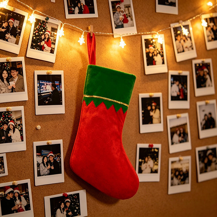 Festlicher Weihnachtsstrumpf Karnz