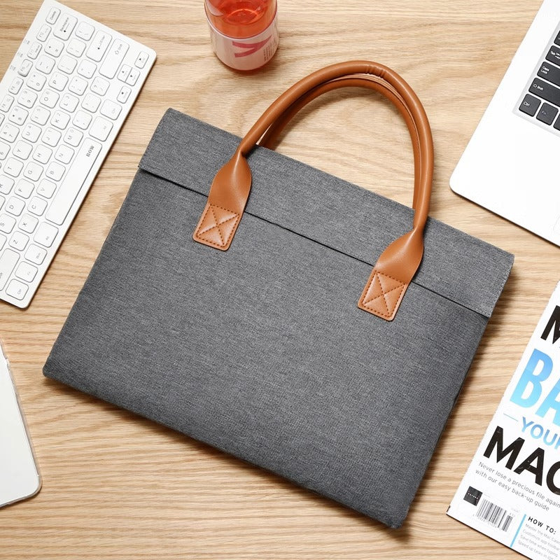 Moderne strukturierte Laptop-Tote-Bag Karnz