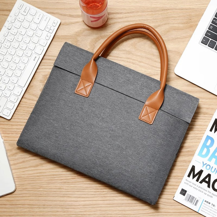 Moderne strukturierte Laptop-Tote-Bag Karnz