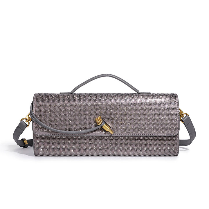 Glänzende Abend-Clutch-Tasche Karnz