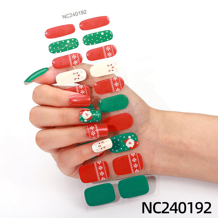 Elegante Blumenmuster Nagelwraps