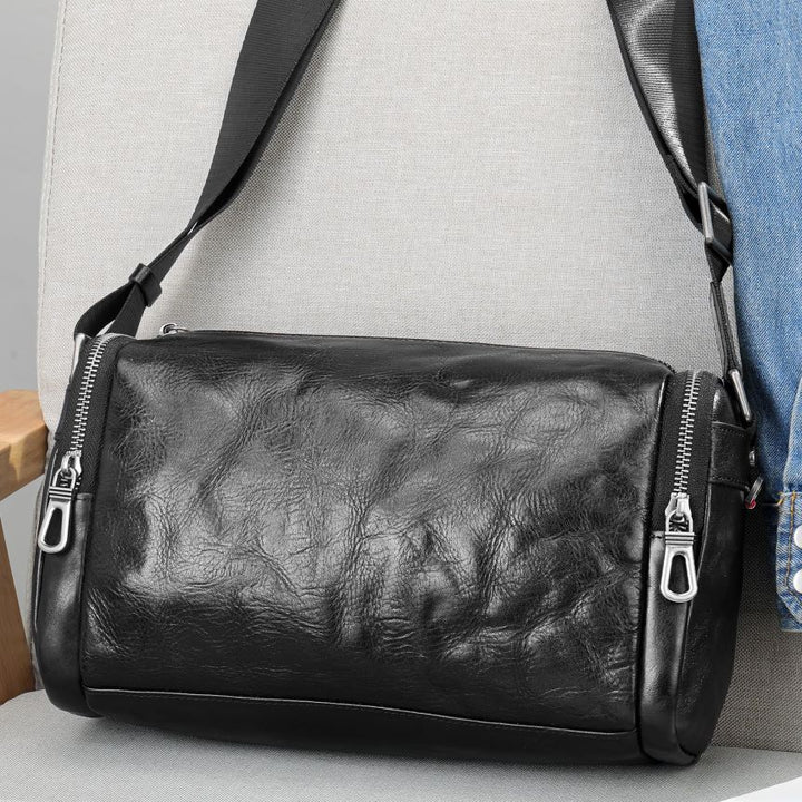 Premium Leder Umhängetasche