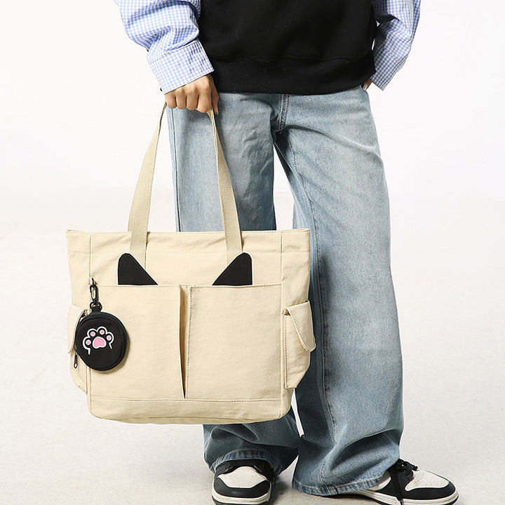 Verspielte Katzenohr-Design Tasche Karnz