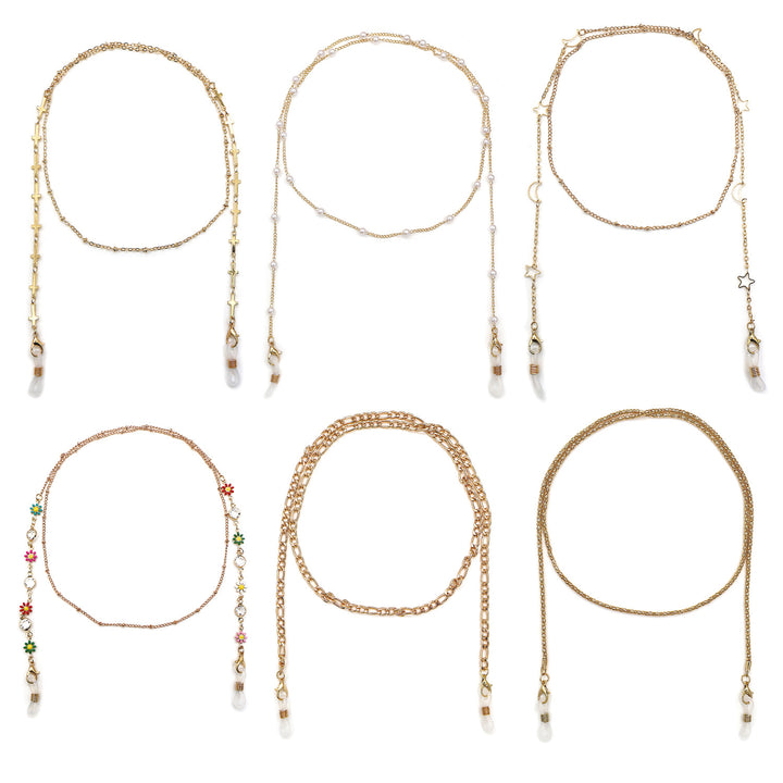 Elegante kreuzverzierte Brillenband Karnz
