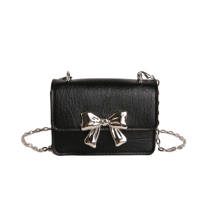 WoCharming Schleifenverzierte Mini-Handtasche Karnz