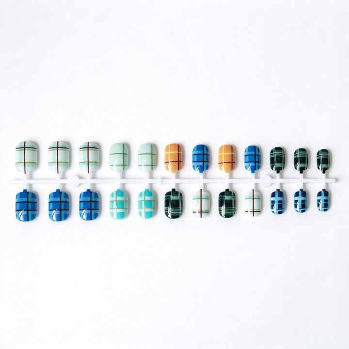 Geometrisch Muster Nagelkunst