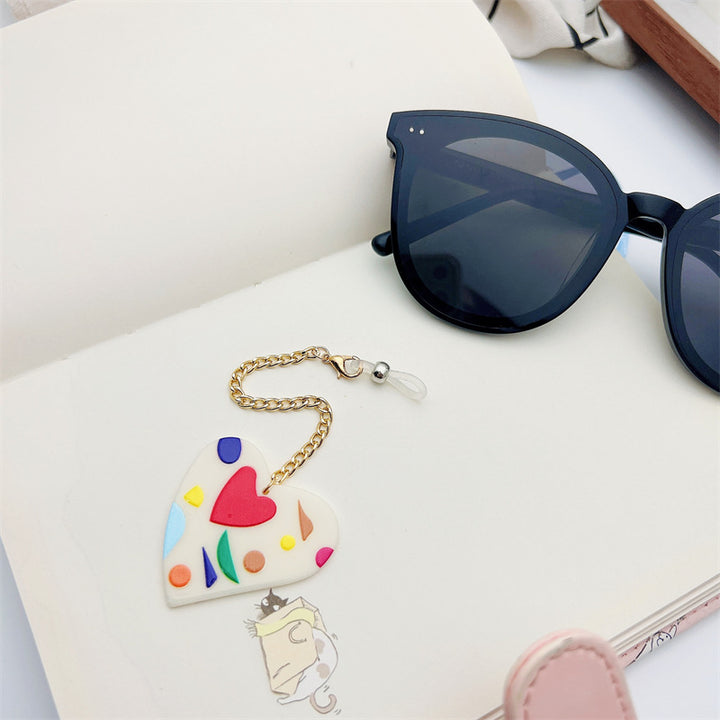 Herz-Design Brillenkettenhalter Karnz