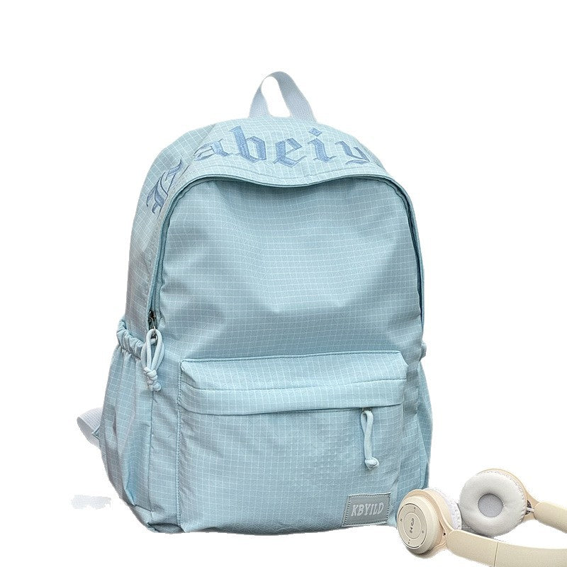 Stylischer kariertes Muster Rucksack Karnz