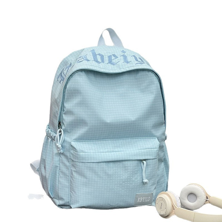 Stylischer kariertes Muster Rucksack Karnz