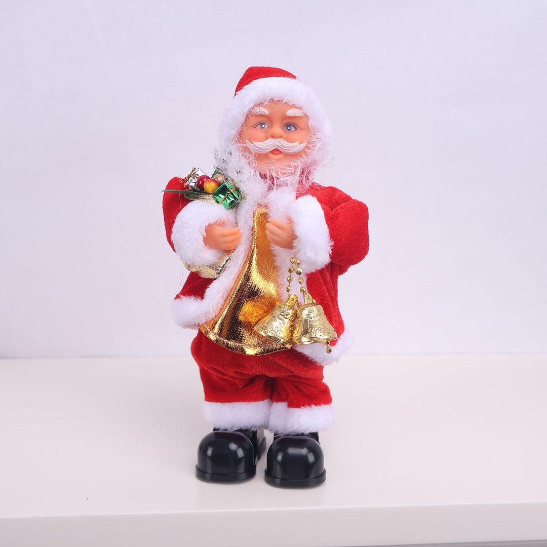Dekorative Weihnachtsmannfigur mit Saxophon