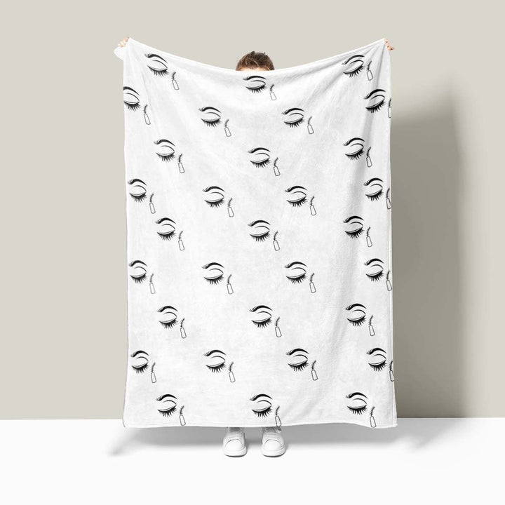 Luxuriöse Fleece-Wurfdecke mit auffälligem Design