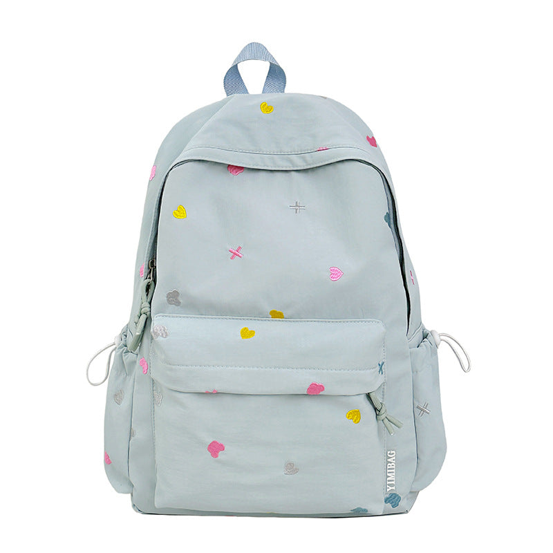 Verspielter Herz-Muster Rucksack Karnz