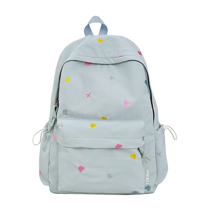 Verspielter Herz-Muster Rucksack Karnz