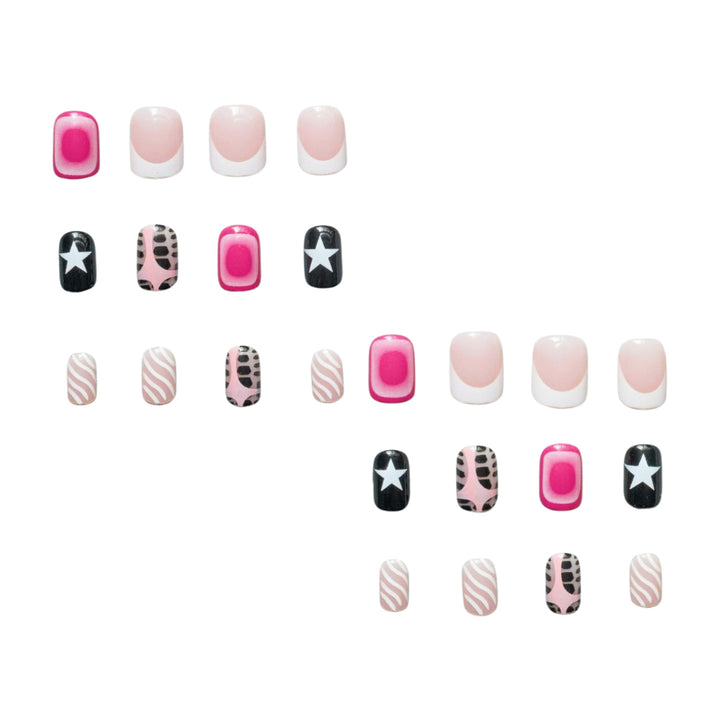 Trendige Gel-Nagelkunst-Set