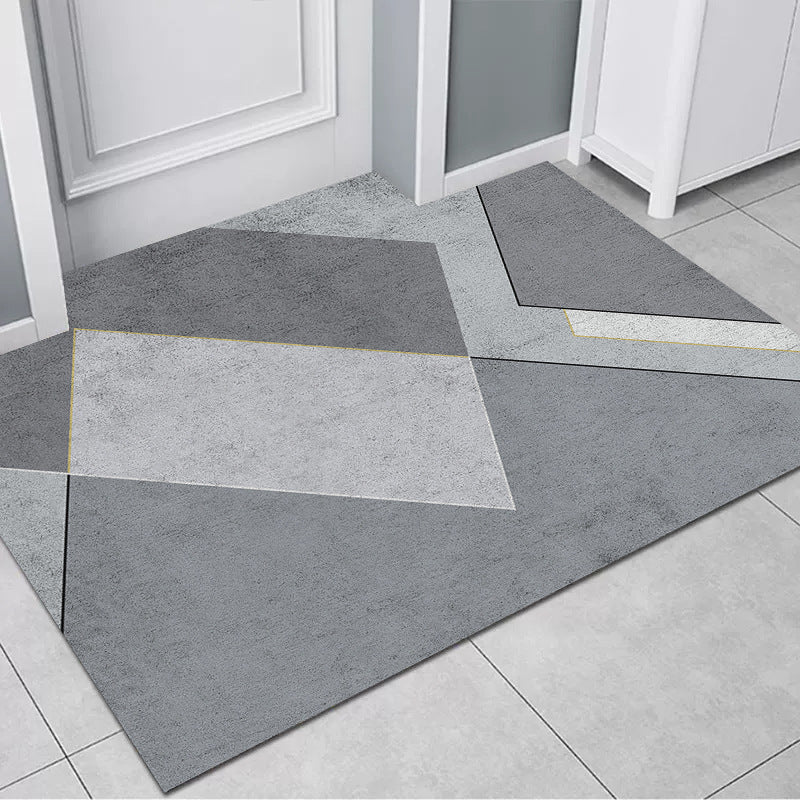 Geometrisch gemusterte Teppichmatte Karnz
